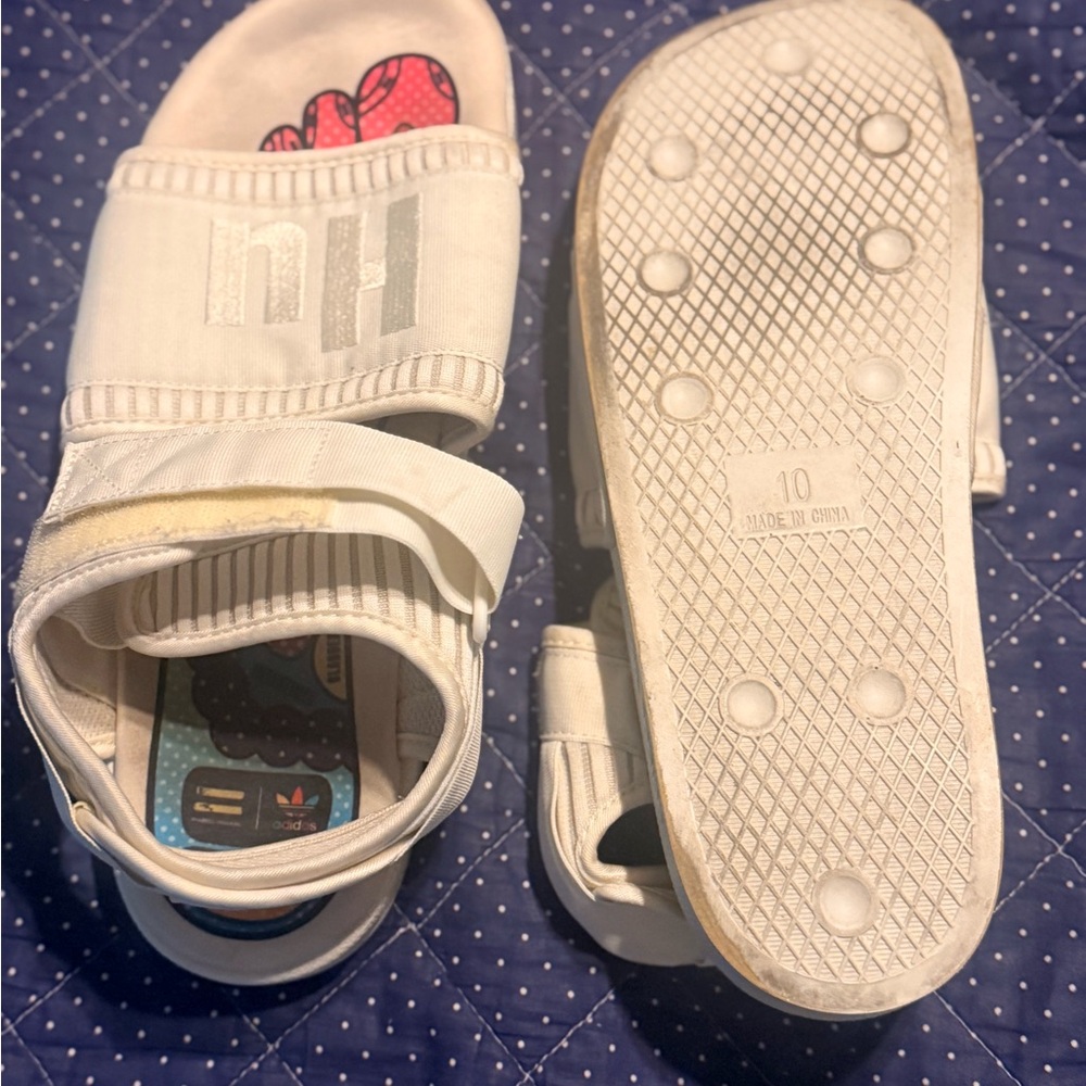 Adidas  White Sandals. *MAKE AN OFFER. MUST SELL!!*